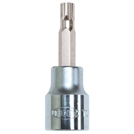 Eight Tool TORX SOCKET BIT, T45 X 67MM OAL 3/8INCHDR 83XSB-45